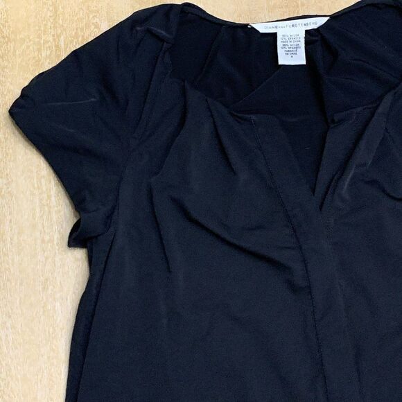 Diane Von Furstenberg V Neck Cap Sleeve Luisa Dress - Picture 3 of 7